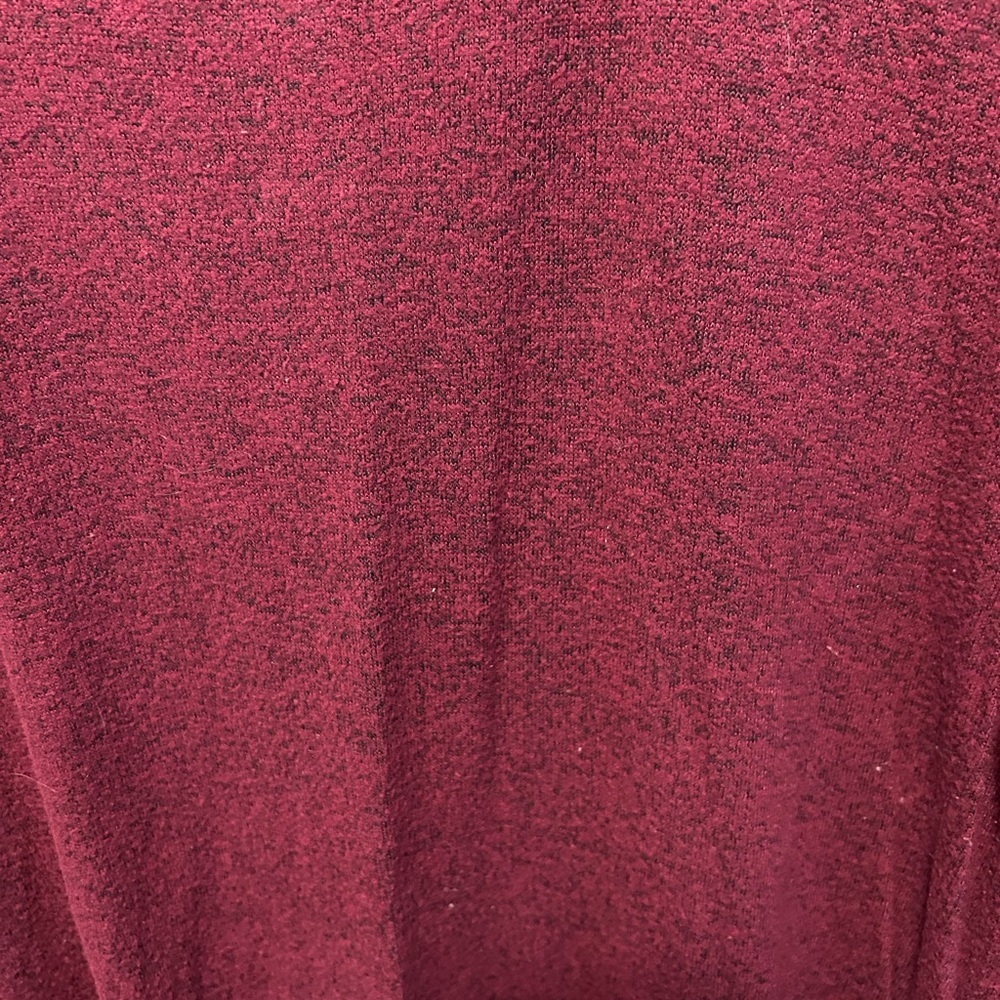 Burgundy Long Sleeve Dress - Picture 2 of 3